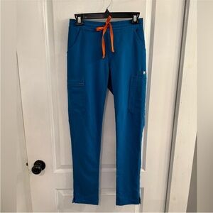 Figs Yola Skinny Scrub Pants Alps Blue Limited Edition XXS
